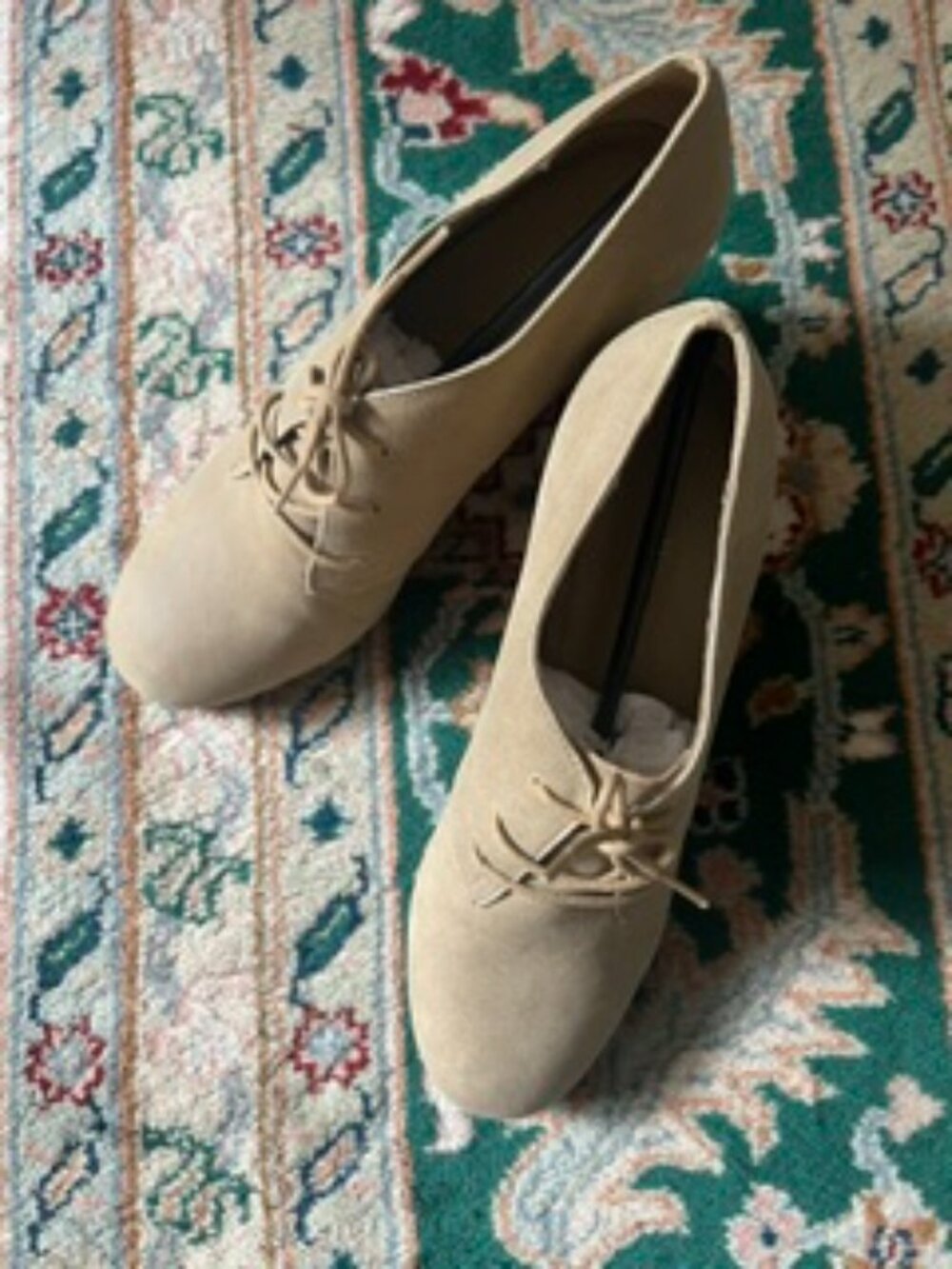 New! J.Jill Taupe Suede Wedge Ankle Booties, Sz. 8.5 - Perfect!